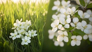 唯美梨花鲜花