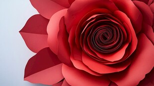 立体背景玫瑰图