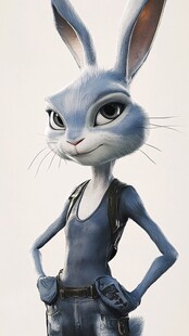 酷帅霸气兔形象