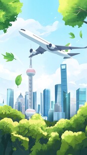 北上广深插画科技旅游