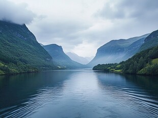 峡湾风光