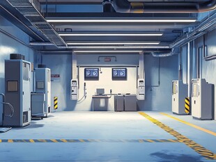 汽车充电站配电房