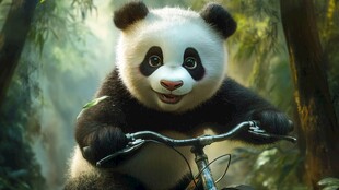 霸气熊猫健身头像