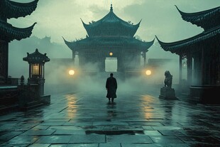 雾气迷漫的紫极宫