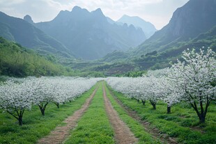 九间棚梨花