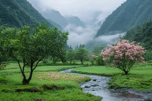 雨季神农架