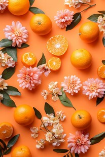 创意蜜橘图