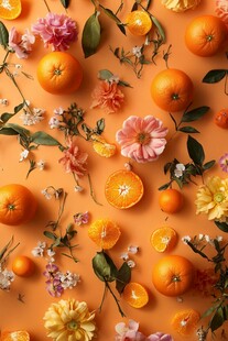 创意蜜橘图