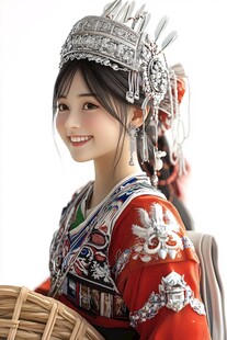 56个民族之畲族女孩