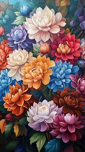 3d立体花壁纸