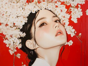 美妆少女美妆造型