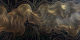 4d金色线条艺术