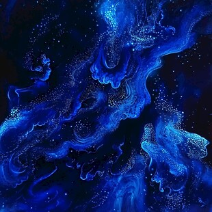 抽象写意星辰大海