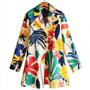 雪纺衬衫数码印花