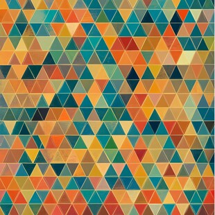 炫彩多边形底纹