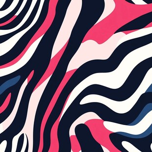 粉色斑马纹素材
