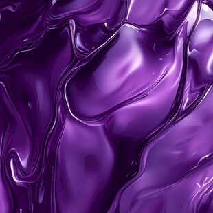 紫色梦幻流体画