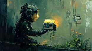 科幻题材插画
