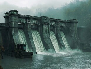 烟雨大坝