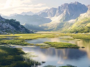 写实风景合成
