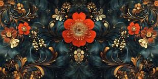 大气奢华富贵底纹壁纸