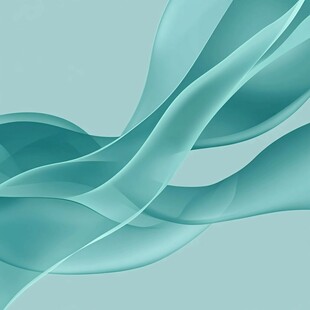 天蓝色柔美曲线