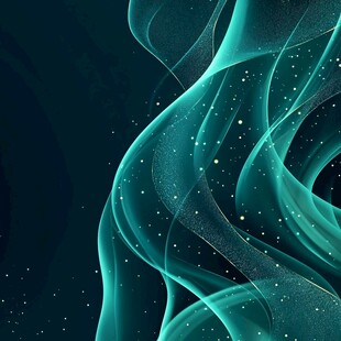 蓝色弯曲唯美科技