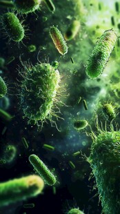 细菌繁殖背景素材