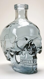 玻璃人面装饰瓶