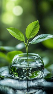 生命绿色植物发芽