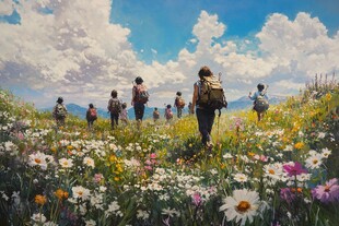 新海诚风格插画