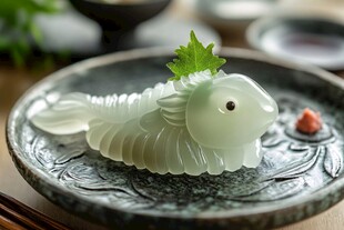 特色椰奶金鱼糕