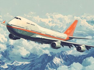 南航插画