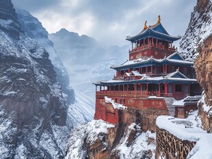 雪山古楼