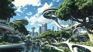 伦敦悬浮岛设计