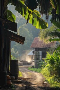 唯美农村场景