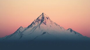 简约渐变山峰背景