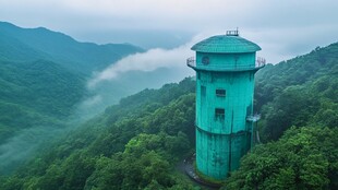 雨后天目山