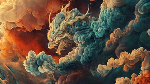 龙年系列包装插画