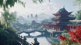 古风动画场景