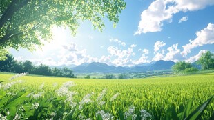 超宽幅田园景色