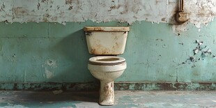 废弃的马桶