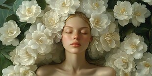 3d立体唯美花卉