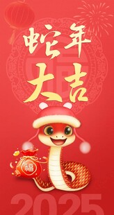 蛇年海报