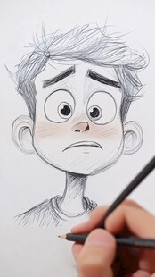 马克笔手绘卡通形象