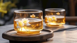 意境连花茶杯