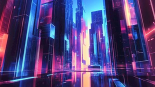 科幻城市背景