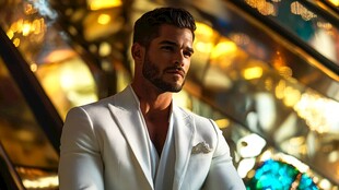 优雅高贵帅气人像