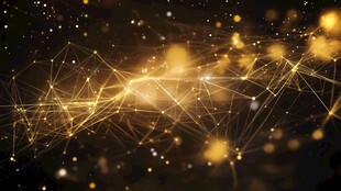 金色无限科技背景