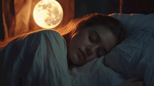 夜幕下的睡美人